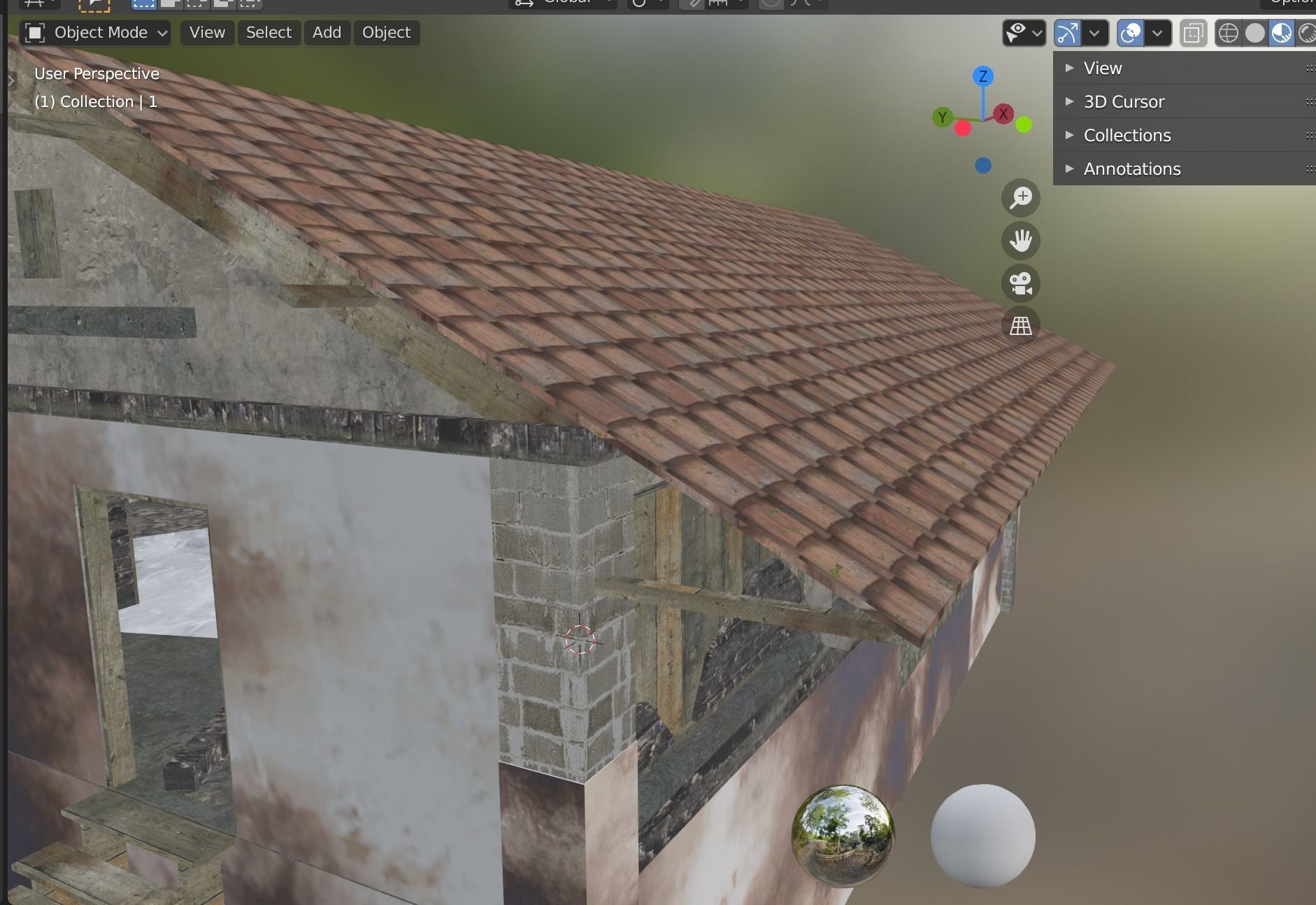 building house 21 Low-poly 3D model_7