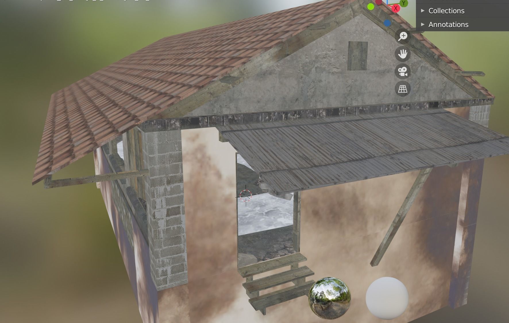 building house 21 Low-poly 3D model_5