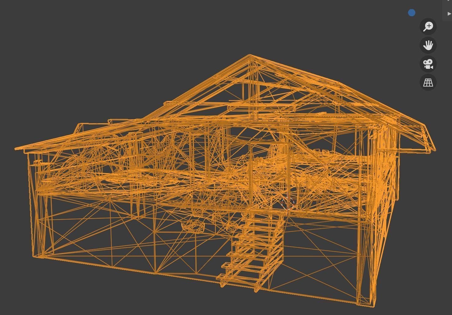 building house 21 Low-poly 3D model_4