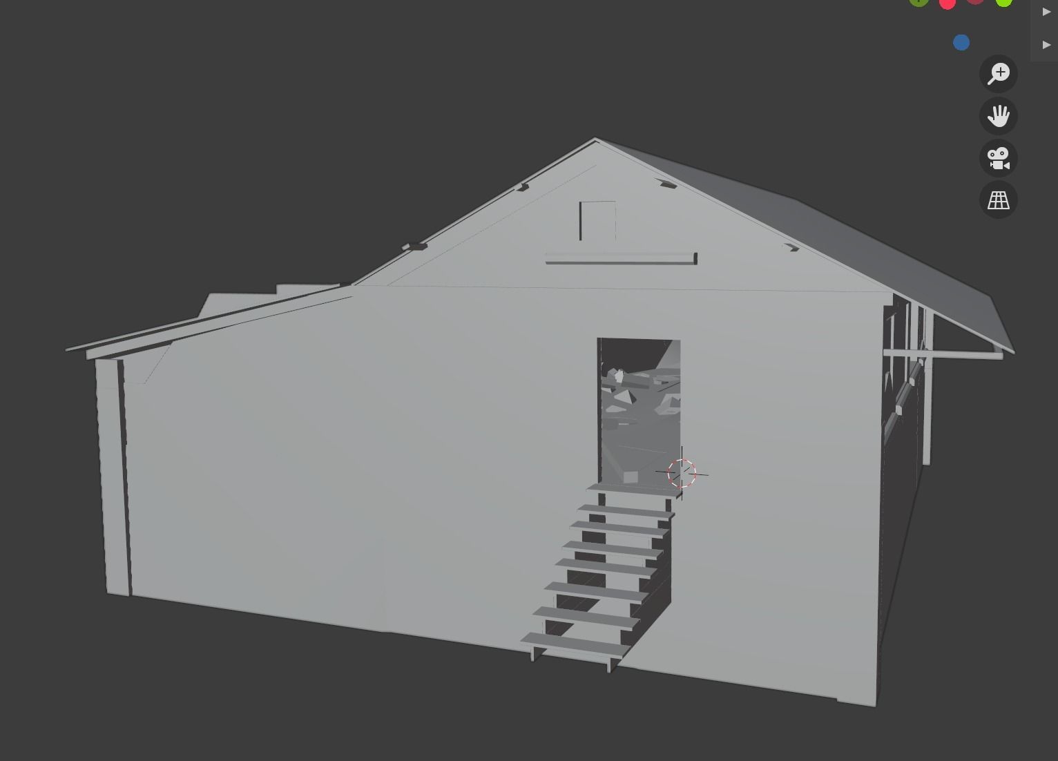 building house 21 Low-poly 3D model_3