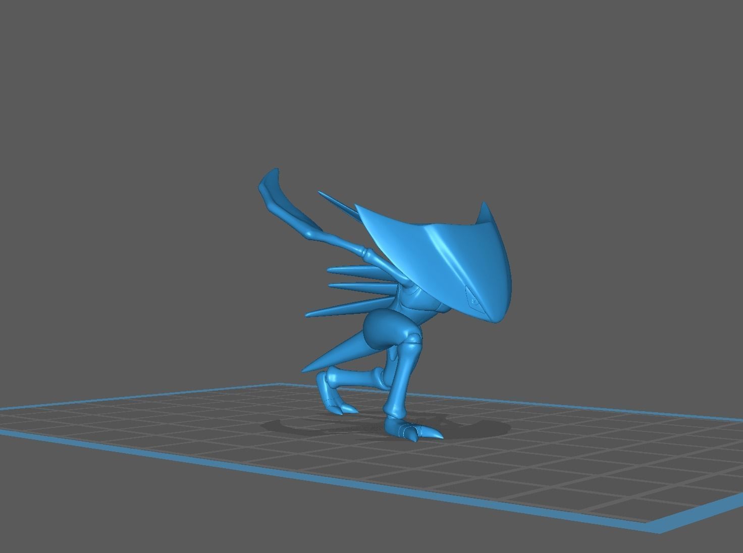 Kabuto and Kabutops pokemon 3D print model 3D print model_20