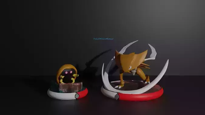 Kabuto and Kabutops pokemon 3D print model 3D print model Kabuto and Kabutops pokemon 3D print model 3D print model