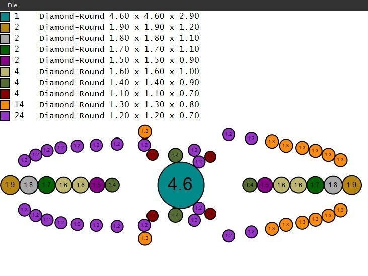 Rose Gold Women Diamond Ring 3D print model 3D print model_2