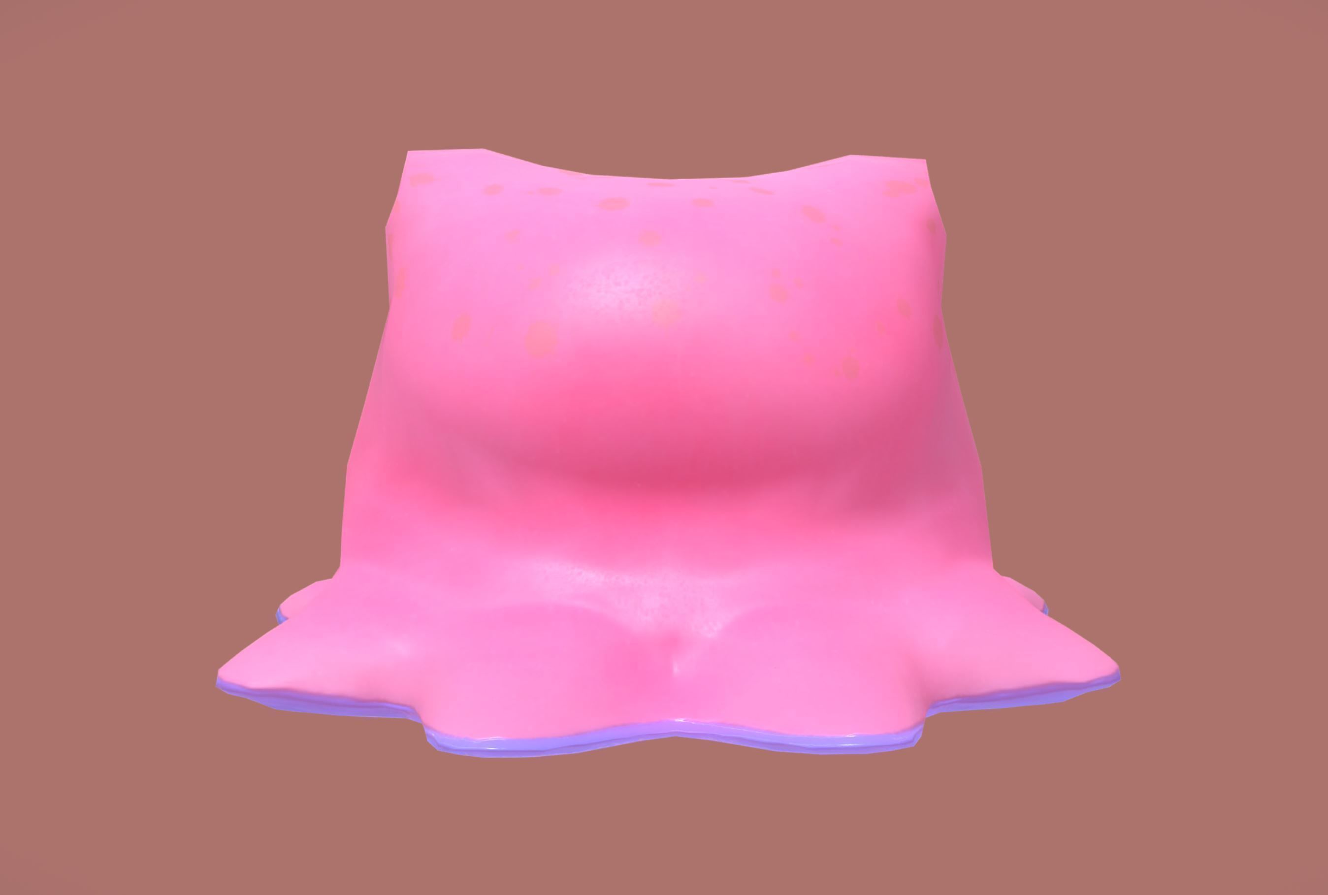 Cute Octopuss 2  - Animated Low-poly 3D model_7