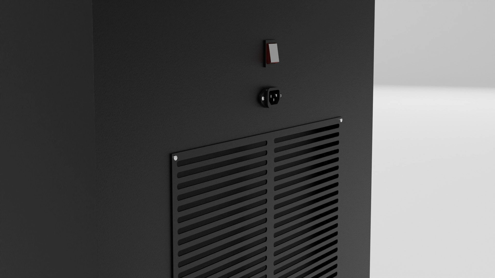 Digital Roll Up Advertising Banner Low-poly 3D model_11