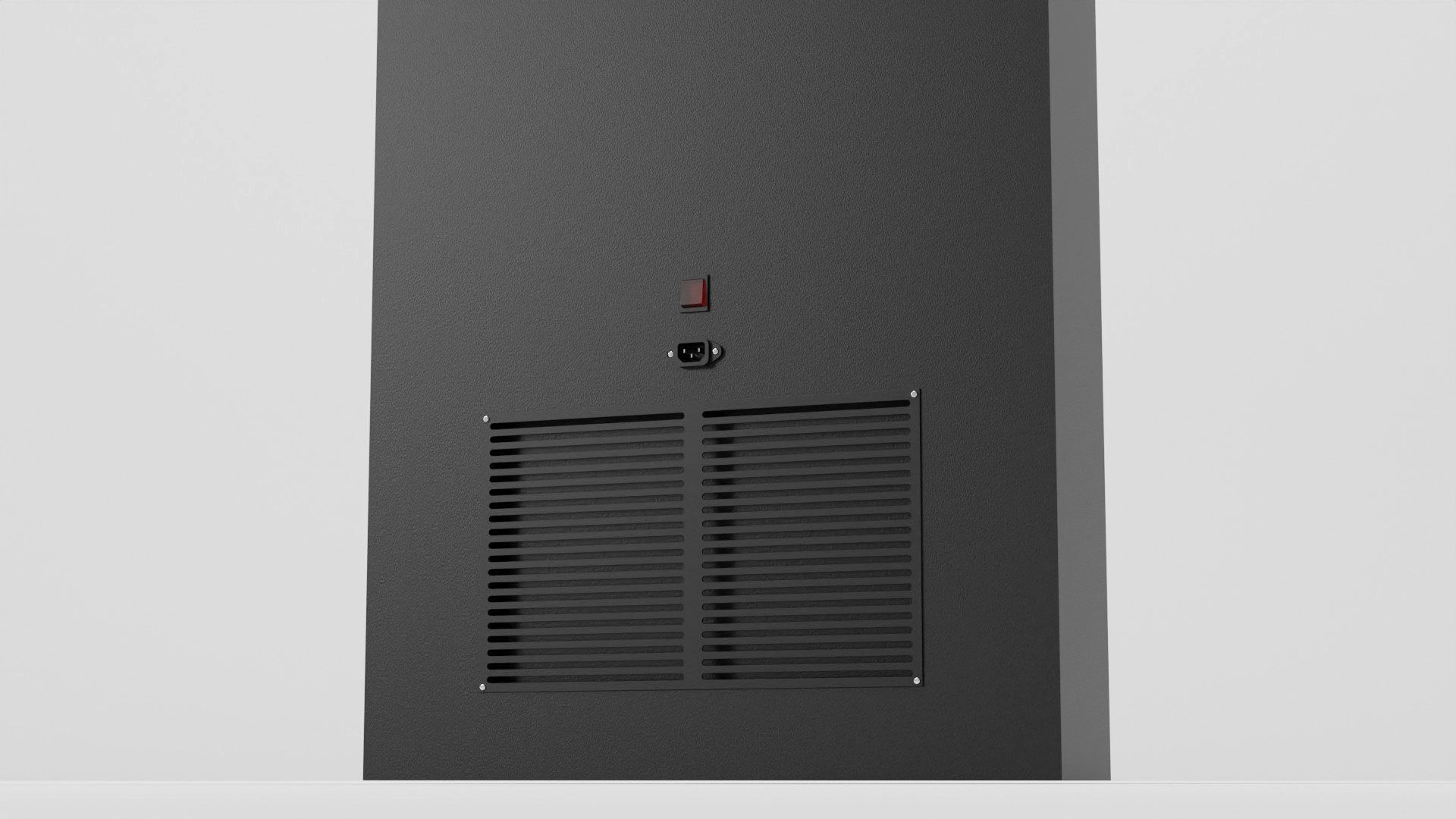 Digital Roll Up Advertising Banner Low-poly 3D model_10