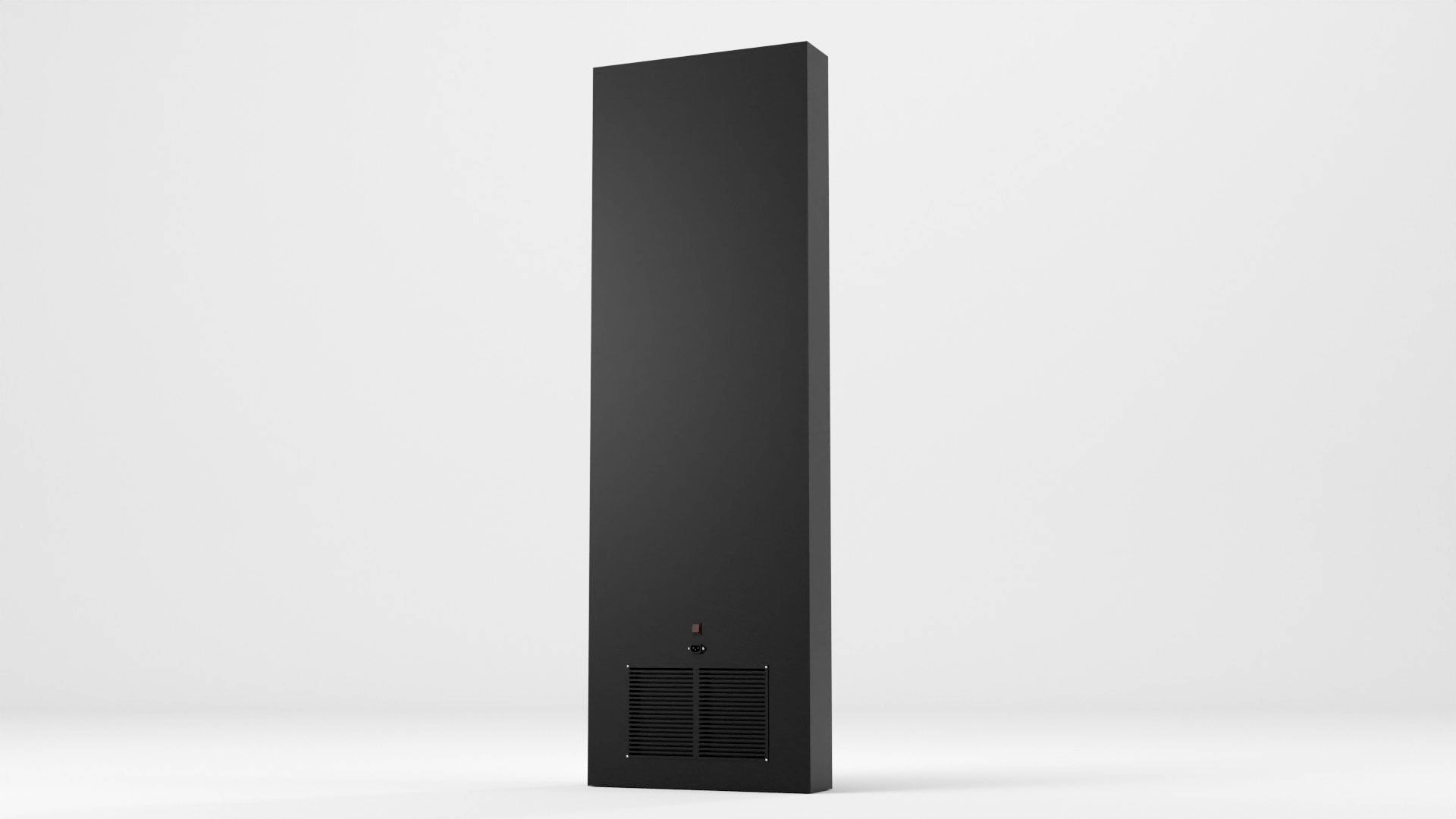 Digital Roll Up Advertising Banner Low-poly 3D model_3