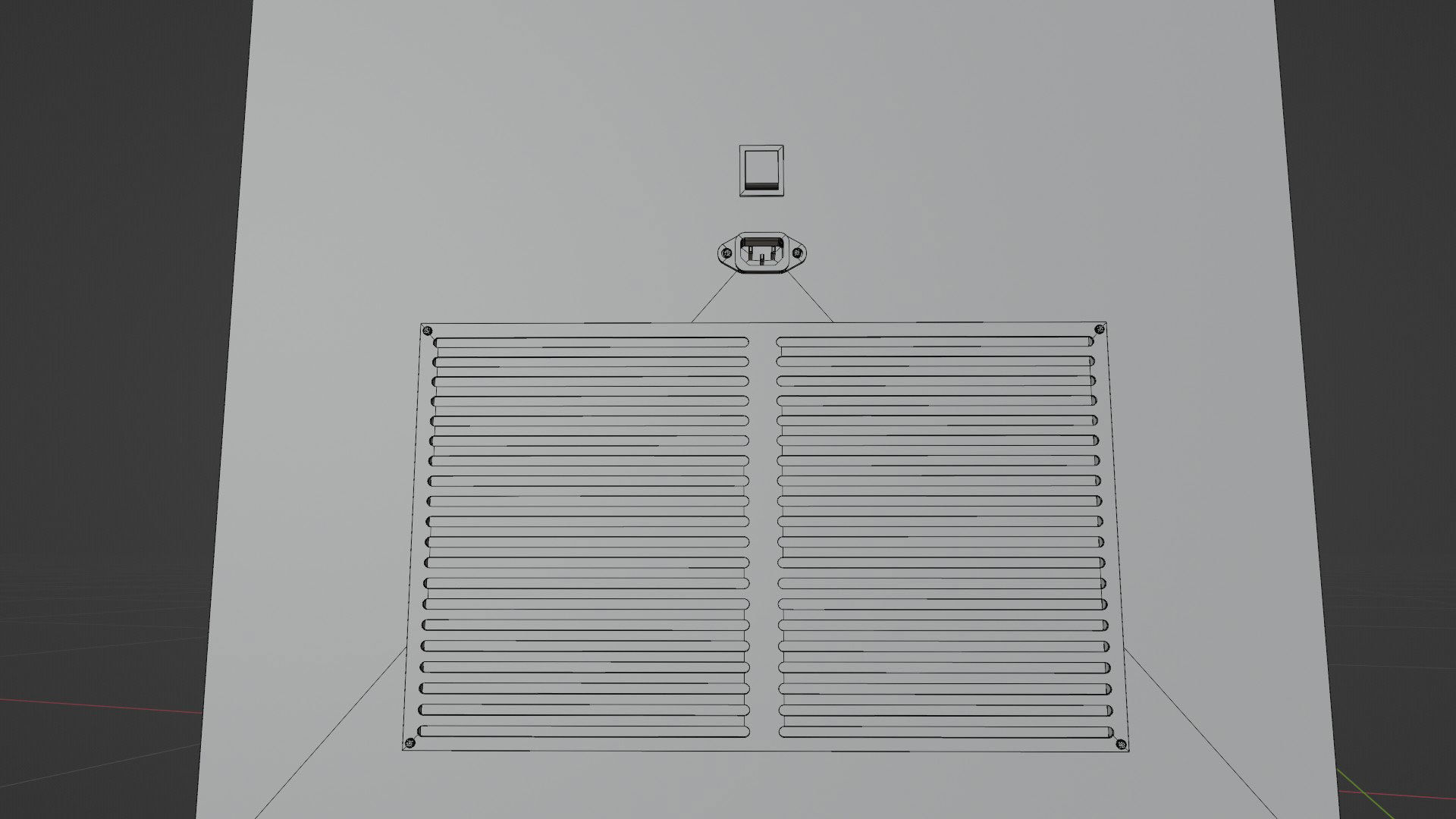 Digital Roll Up Advertising Banner Low-poly 3D model_13