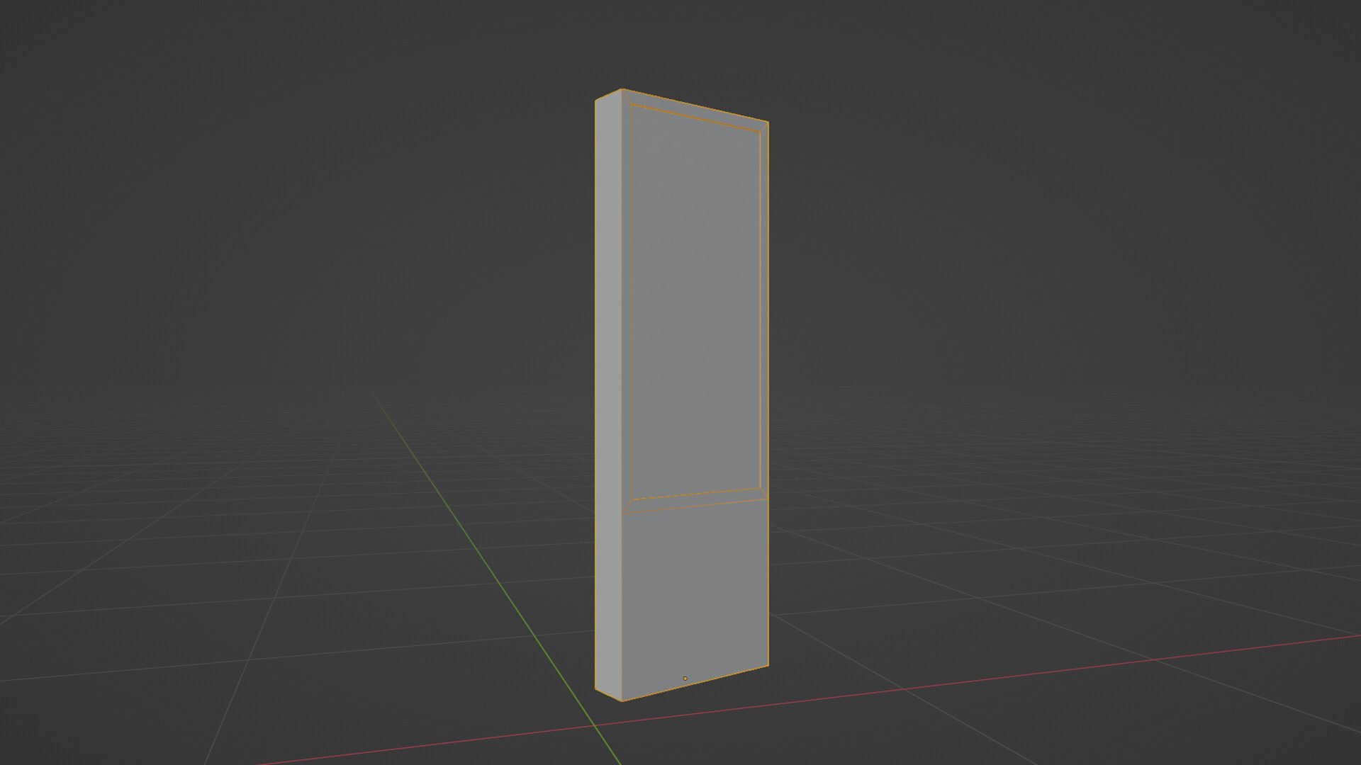 Digital Roll Up Advertising Banner Low-poly 3D model_40