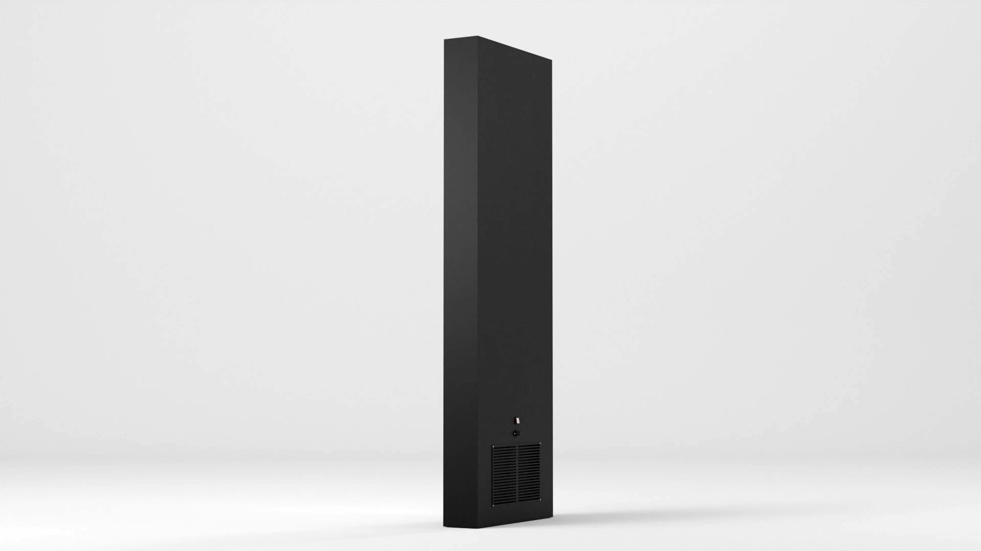 Digital Roll Up Advertising Banner Low-poly 3D model_18