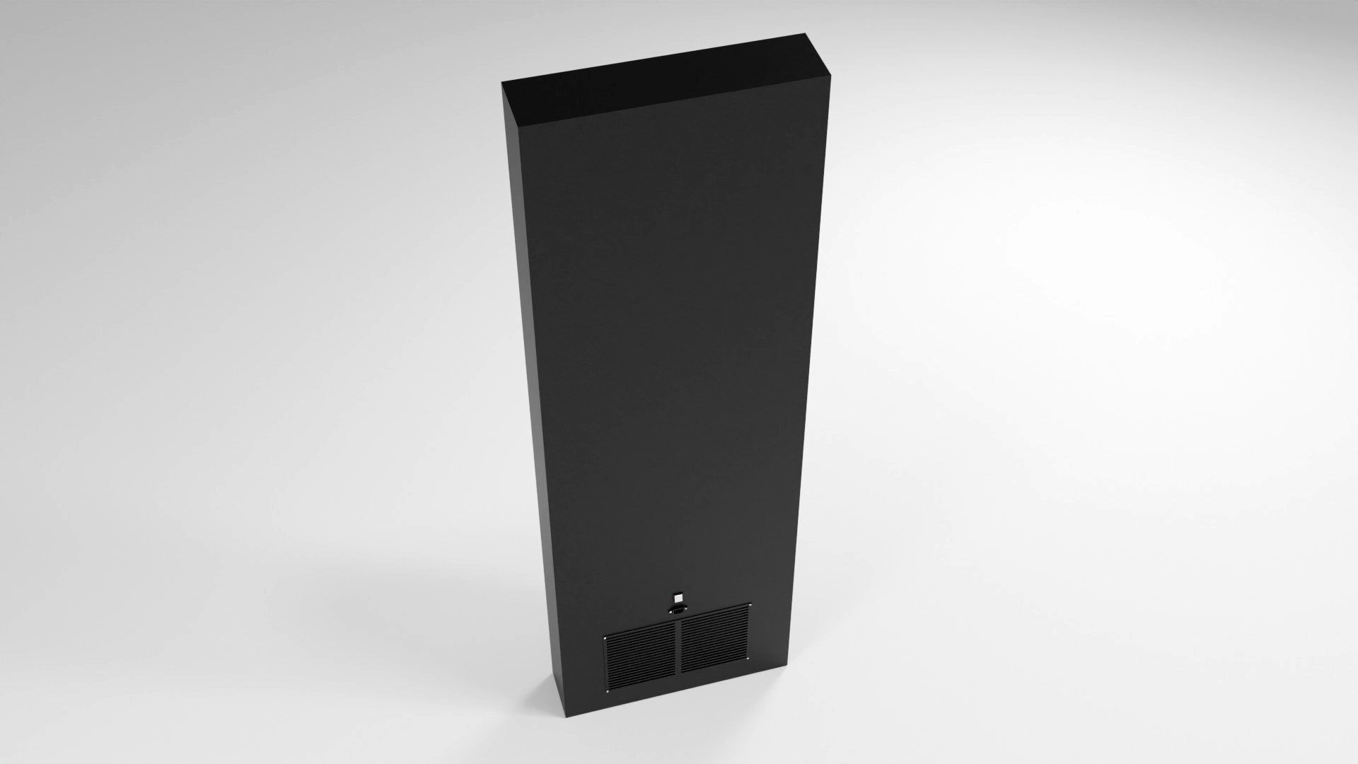 Digital Roll Up Advertising Banner Low-poly 3D model_22