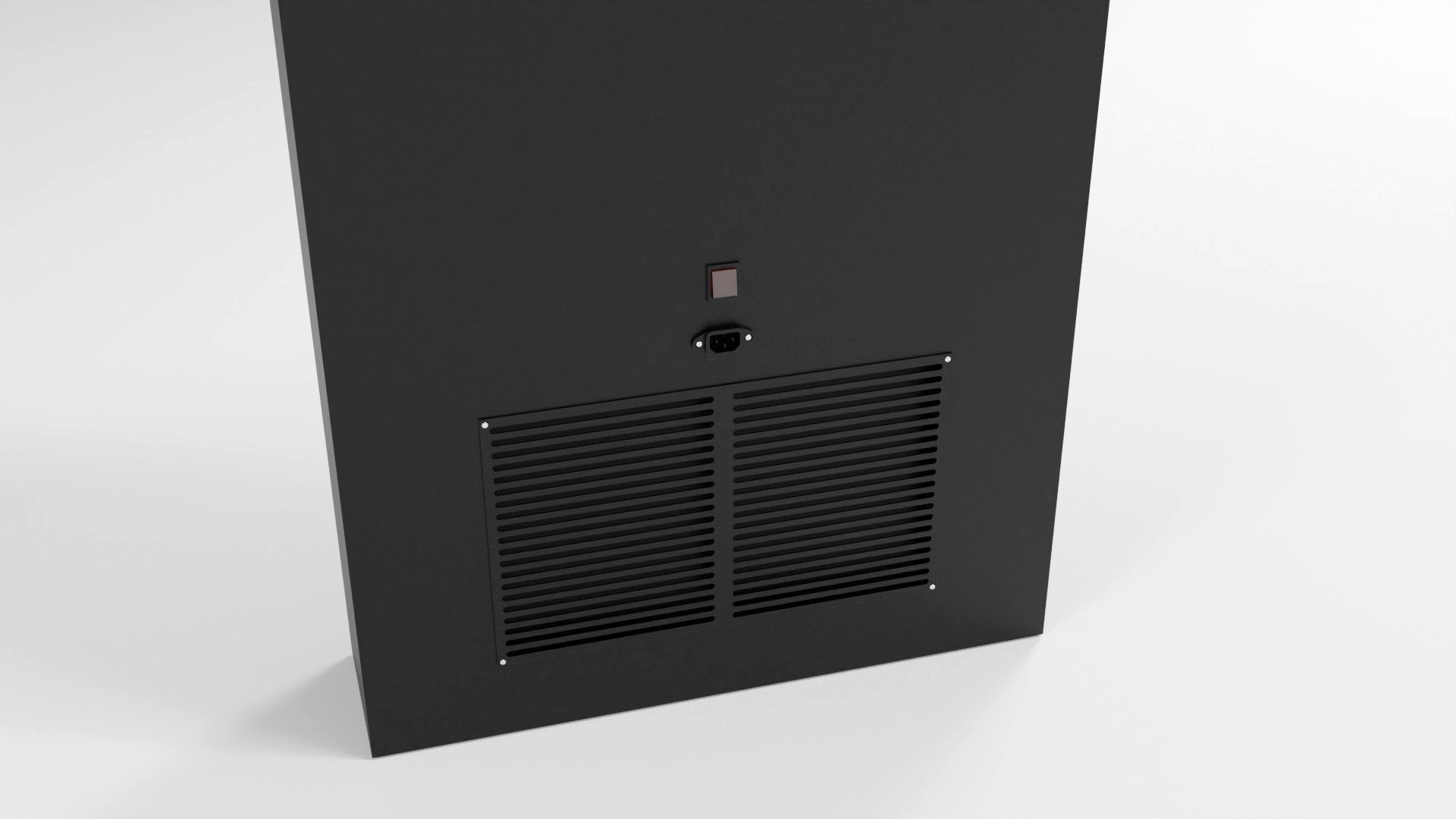 Digital Roll Up Advertising Banner Low-poly 3D model_5