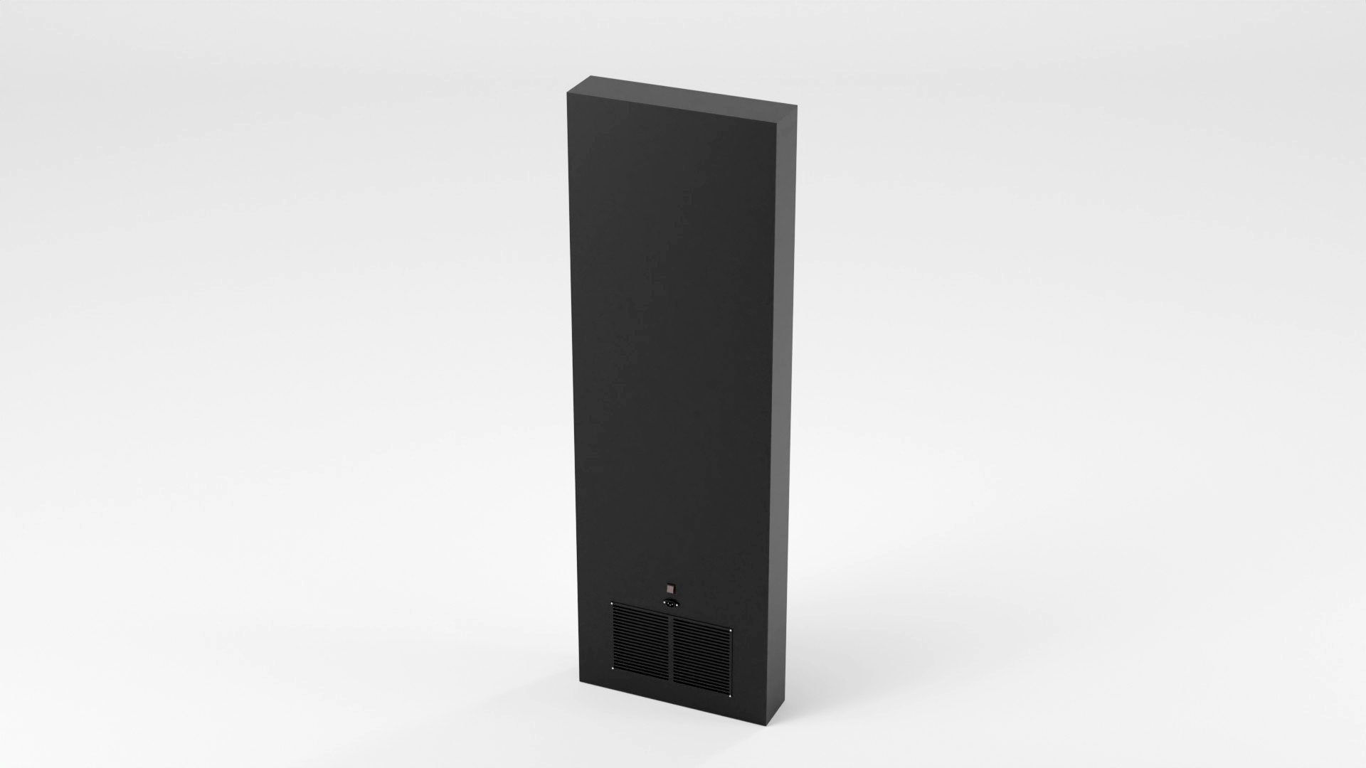 Digital Roll Up Advertising Banner Low-poly 3D model_37