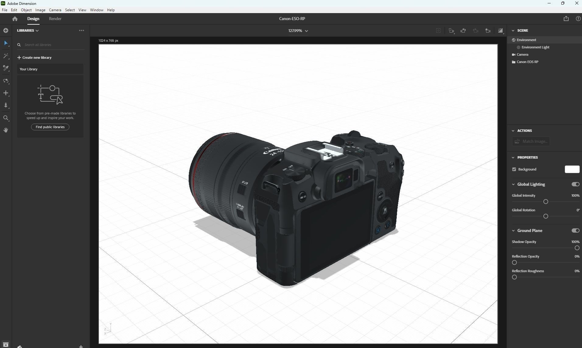 Canon EOS RP Mirrorless 3D model_17