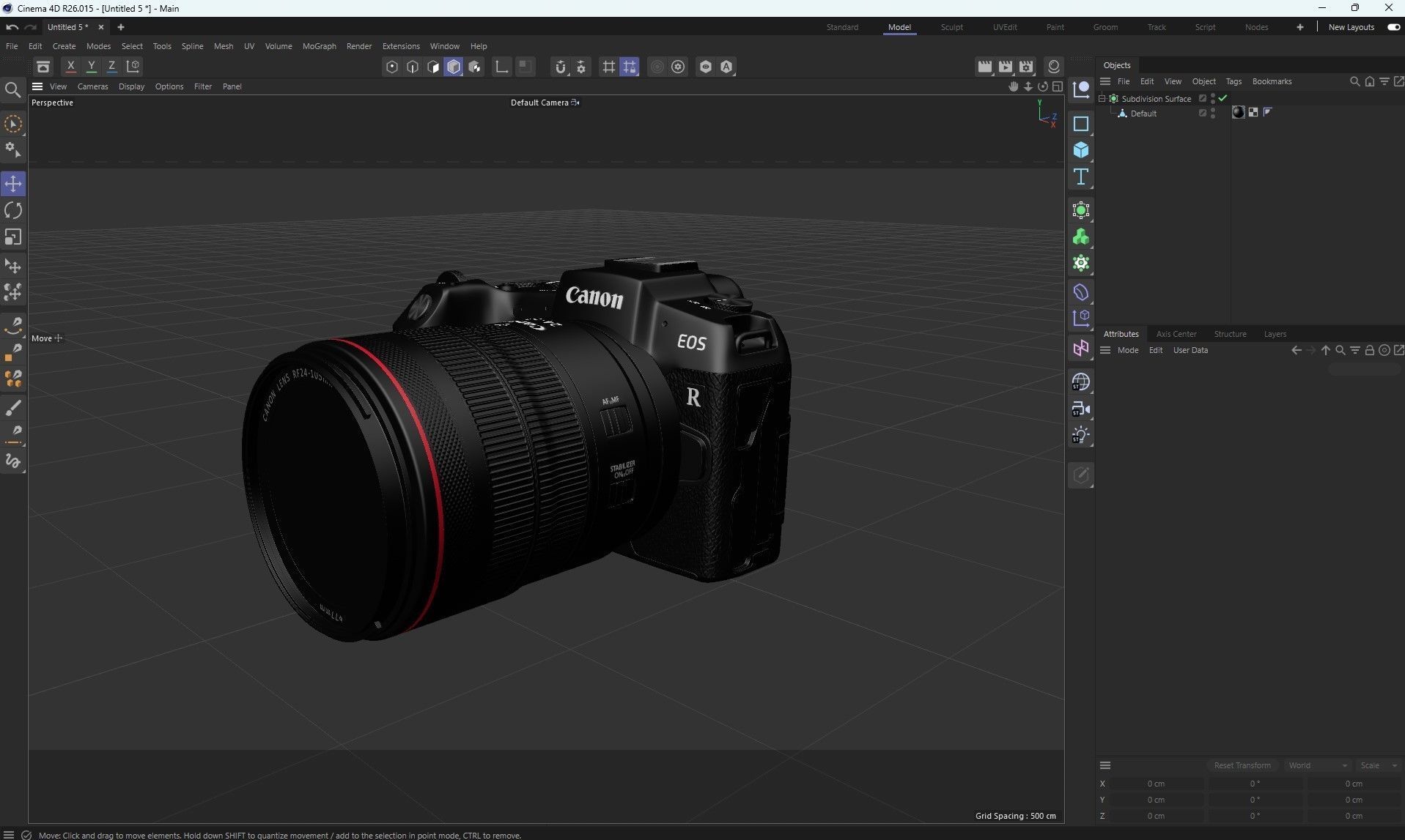 Canon EOS RP Mirrorless 3D model_19