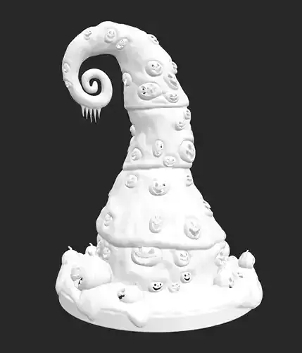Haunted Mansion Holiday Nightmare Before Christmas Spiral hill 3D print model