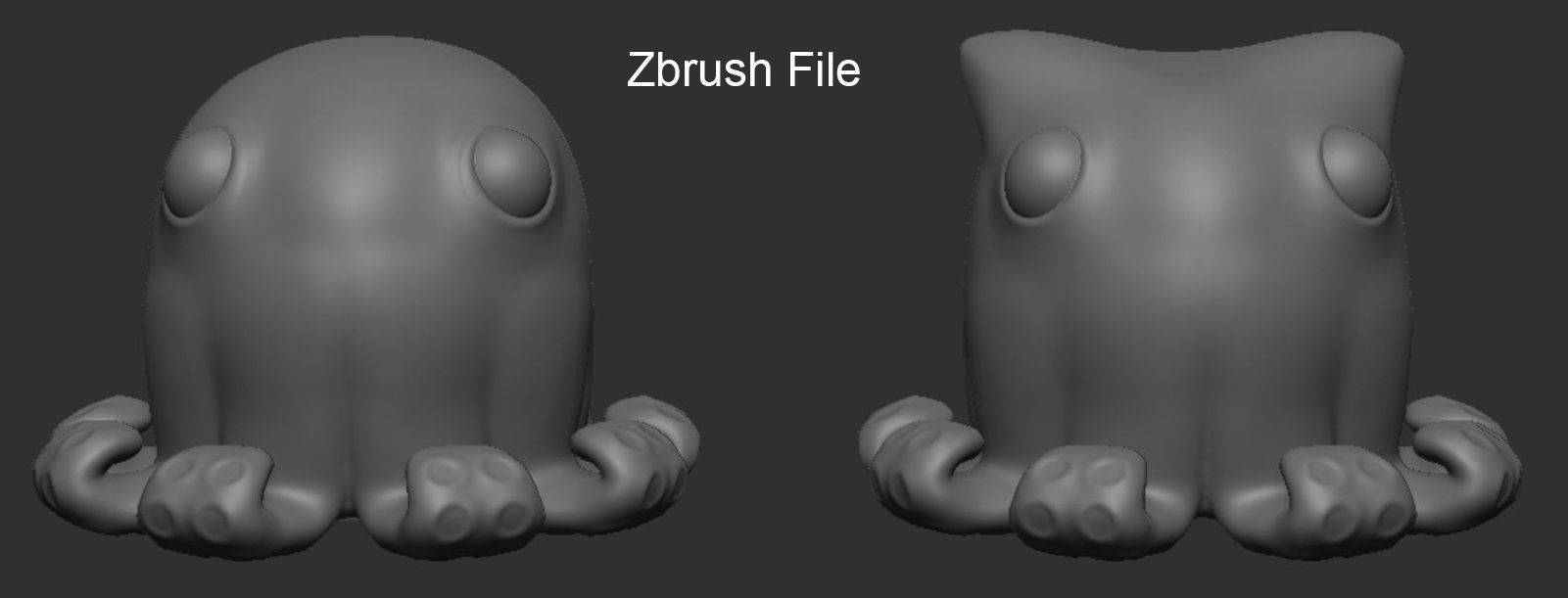 Cute Octopuss 3 - Animated Low-poly 3D model_14