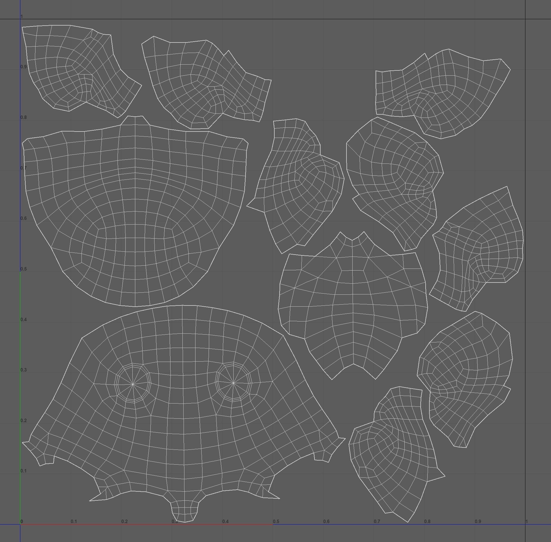 Cute Octopuss 3 - Animated Low-poly 3D model_12