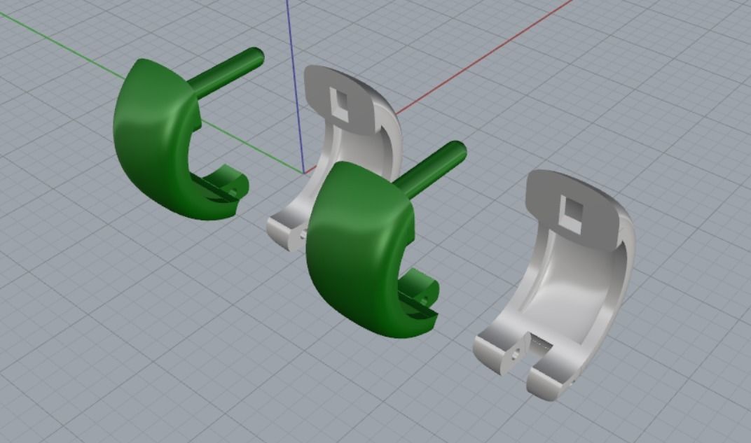Earrings 3D print model_7