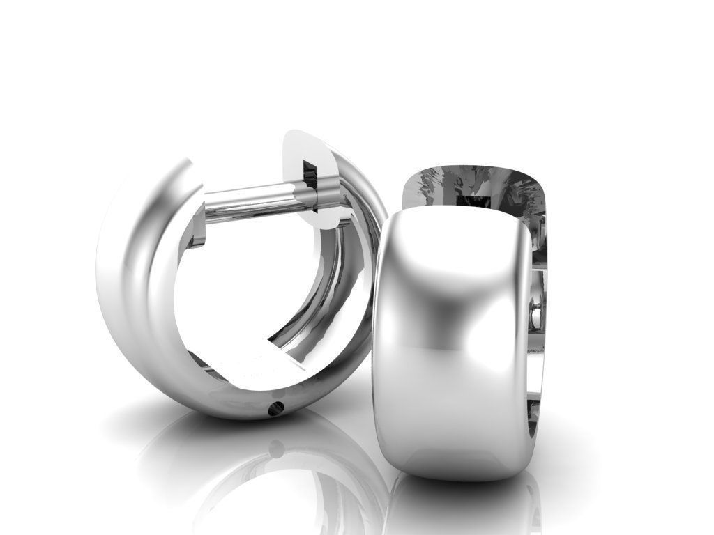 Earrings 3D print model_3