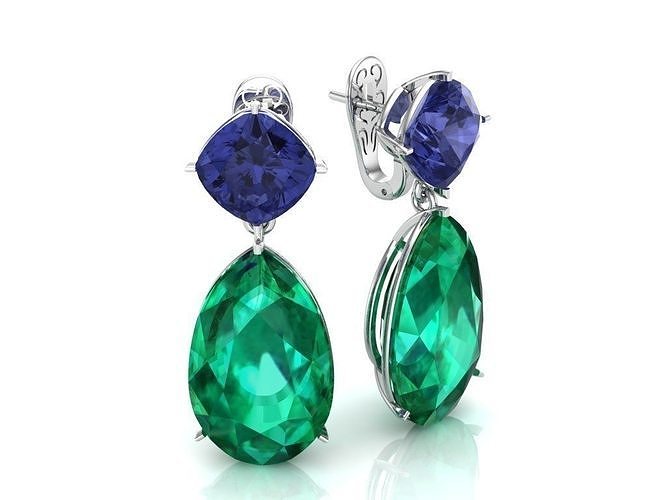 Earrings 3D print model