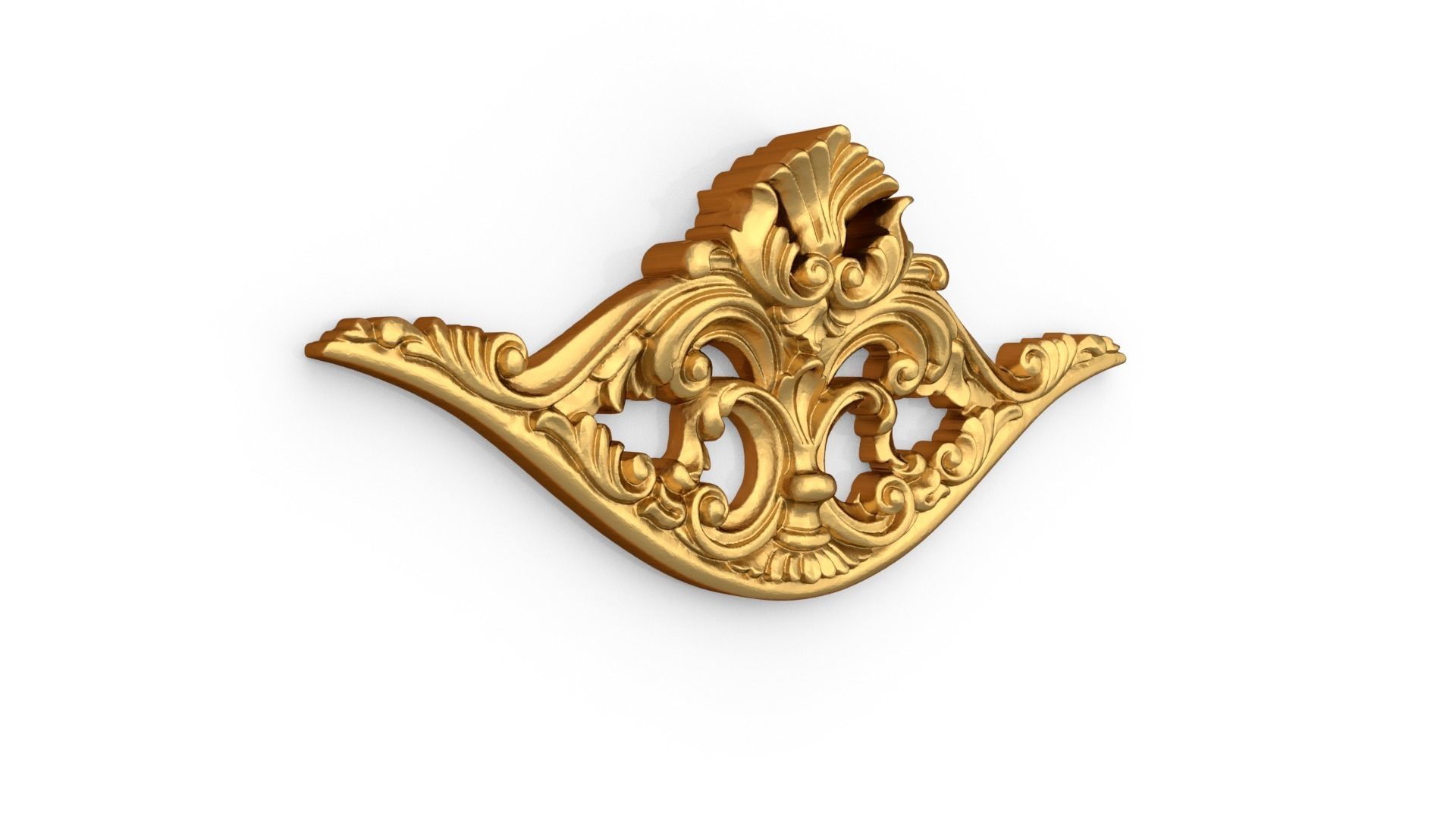 Classic decor ornament 309 3D model_1