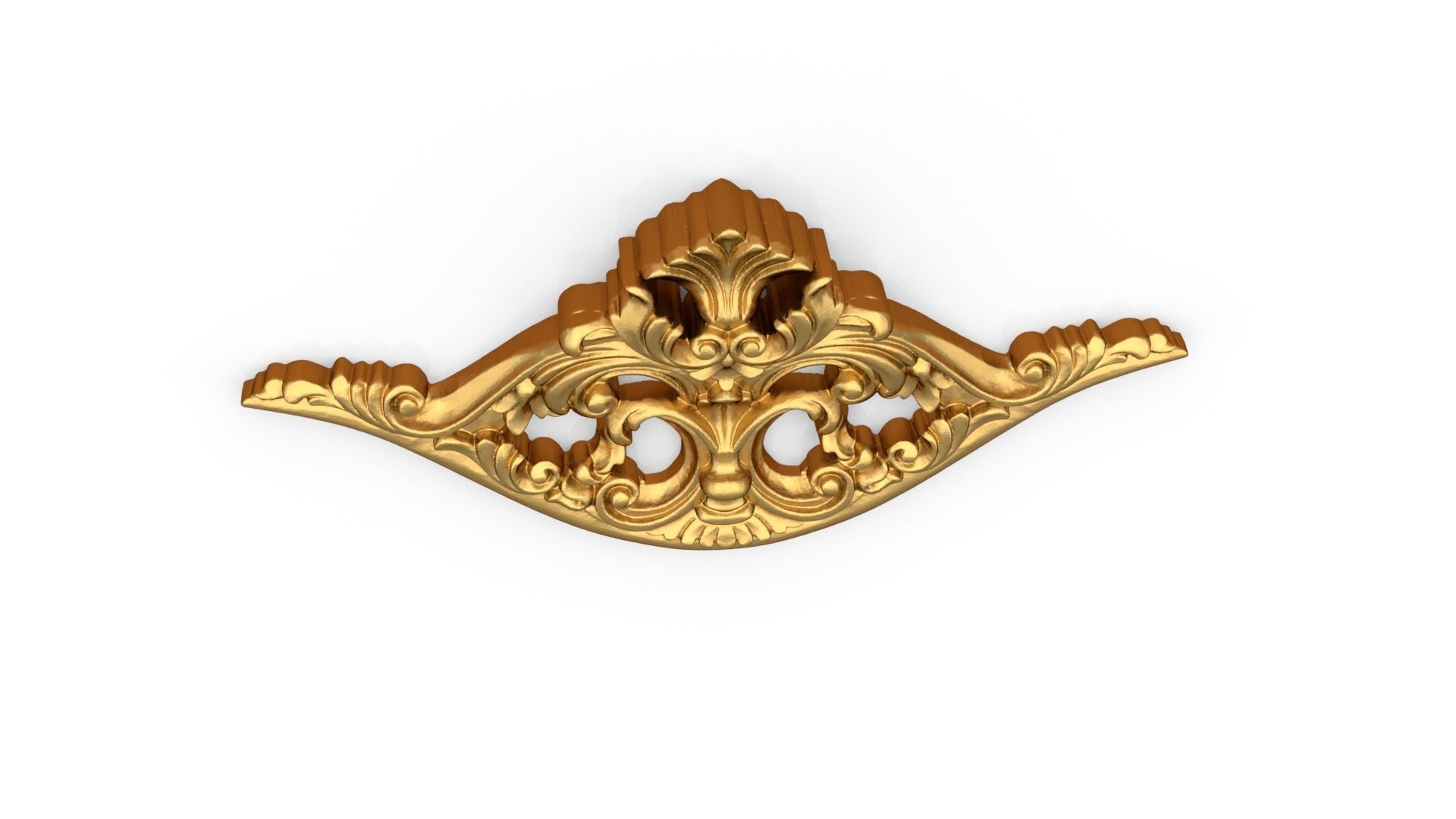 Classic decor ornament 309 3D model_4