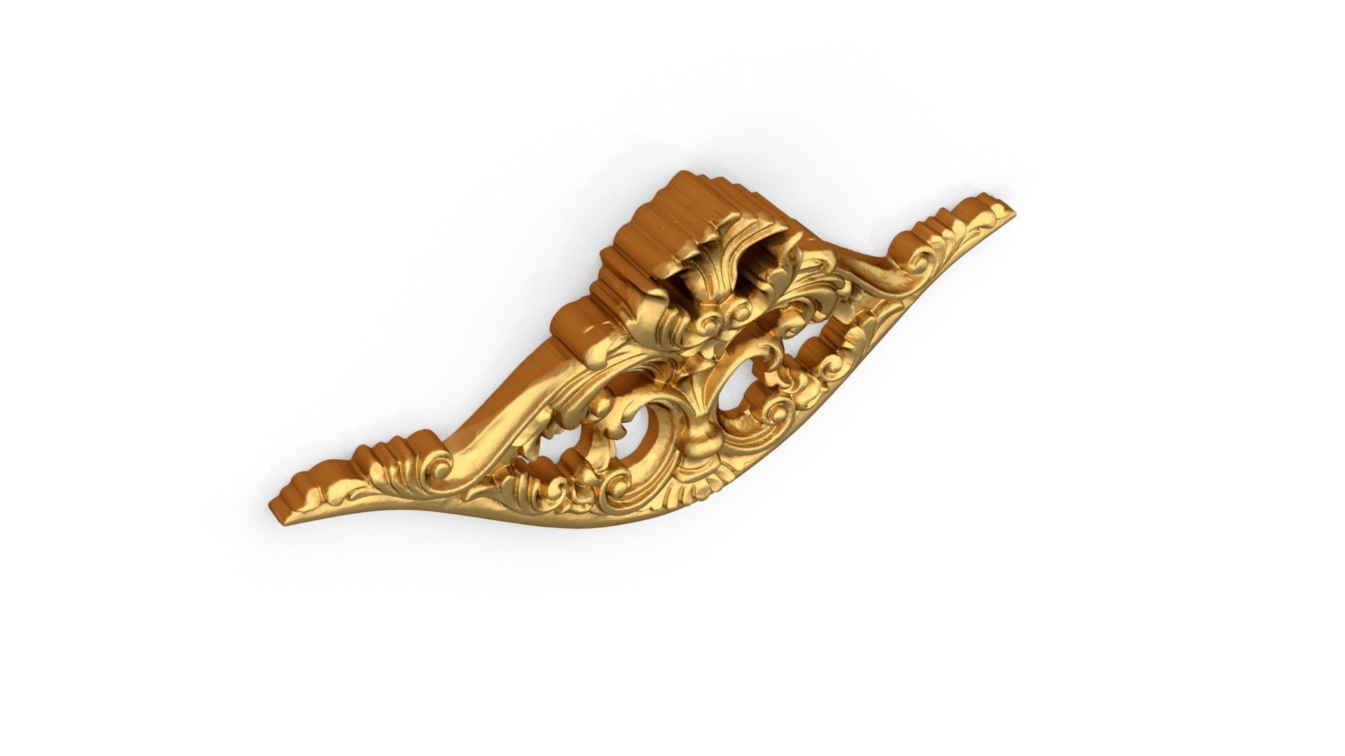 Classic decor ornament 309 3D model_5