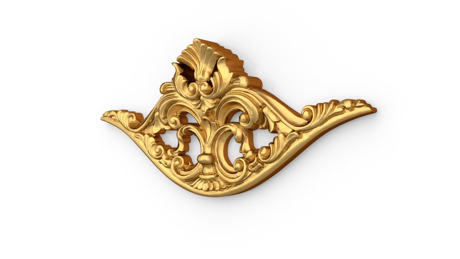 Classic decor ornament 309 3D model_2