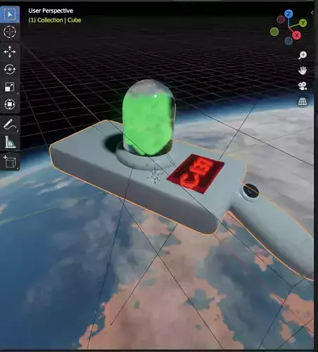 Portal gun of Richard Sanchez