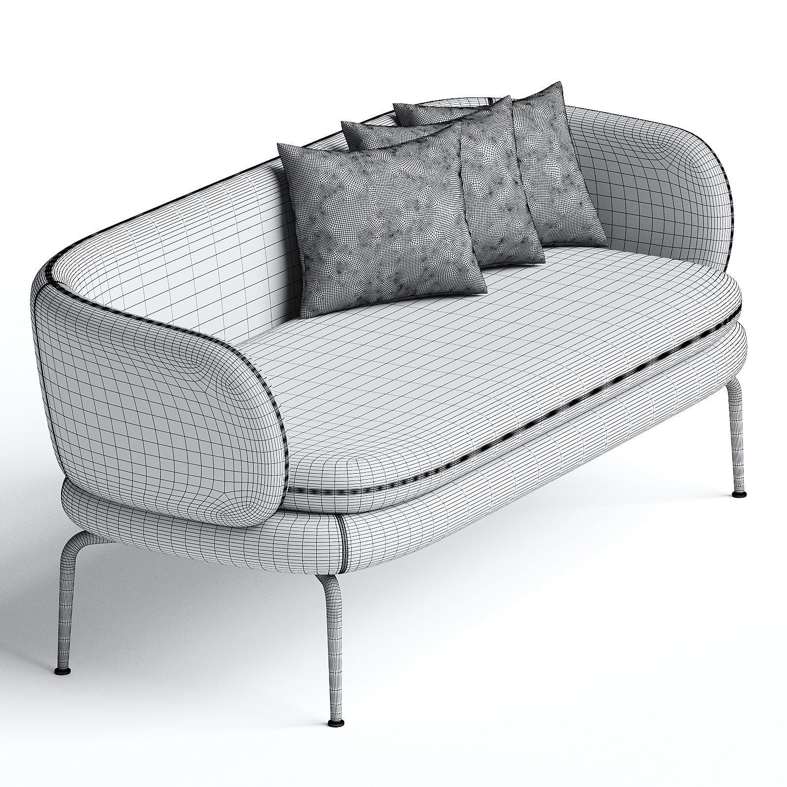 SOAVE  Sofa By La Cividina 3d model 3D model_2