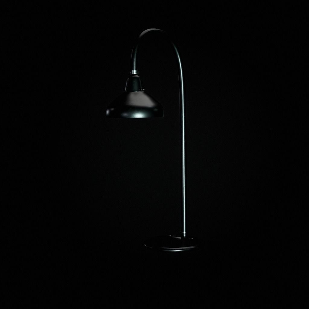 Modern Lamp Low-poly 3D model_2