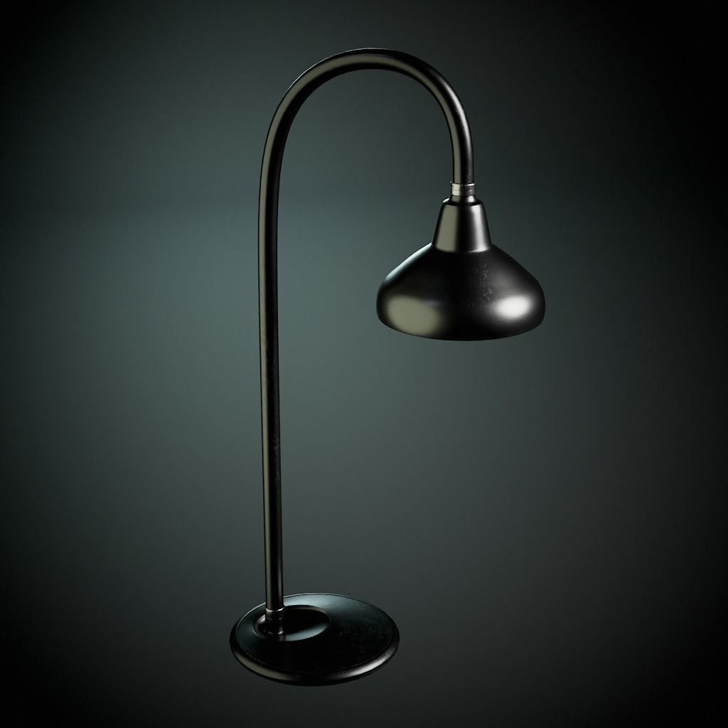 Modern Lamp Low-poly 3D model_3