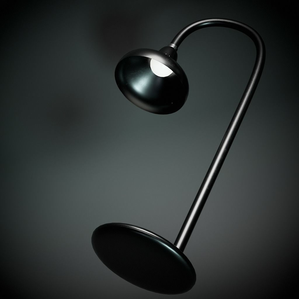 Modern Lamp Low-poly 3D model_6