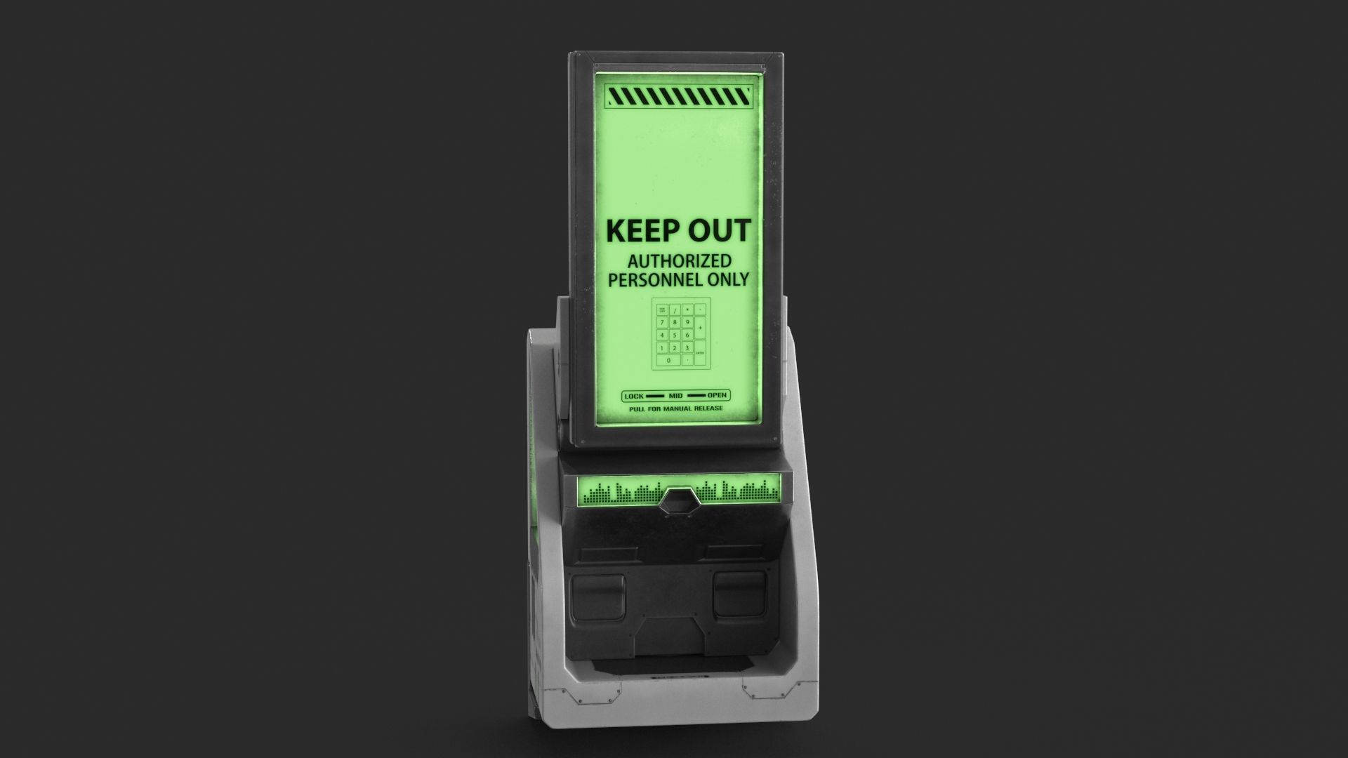 Sci Fi Scanner Display v4 Low-poly 3D model_13