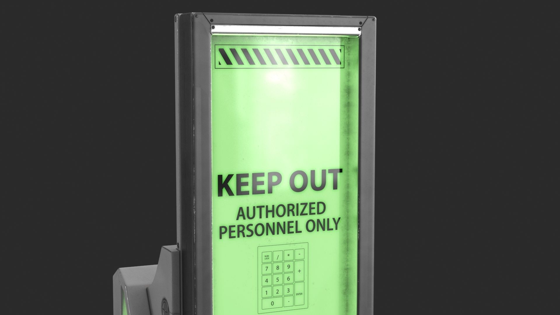 Sci Fi Scanner Display v4 Low-poly 3D model_14