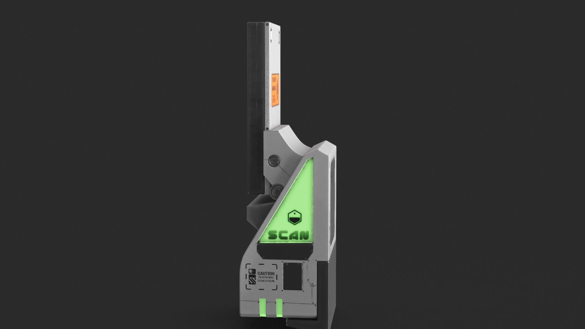 Sci Fi Scanner Display v4 Low-poly 3D model_10