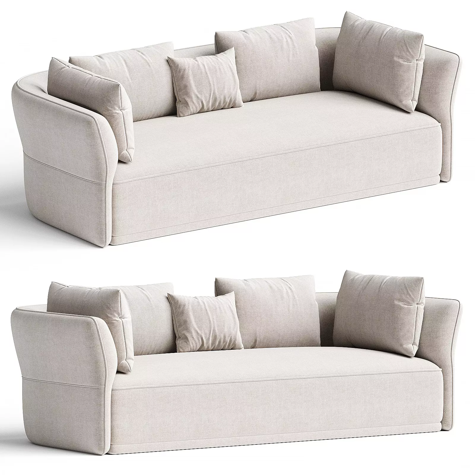 Biba Sofa 3d model 3D model_0