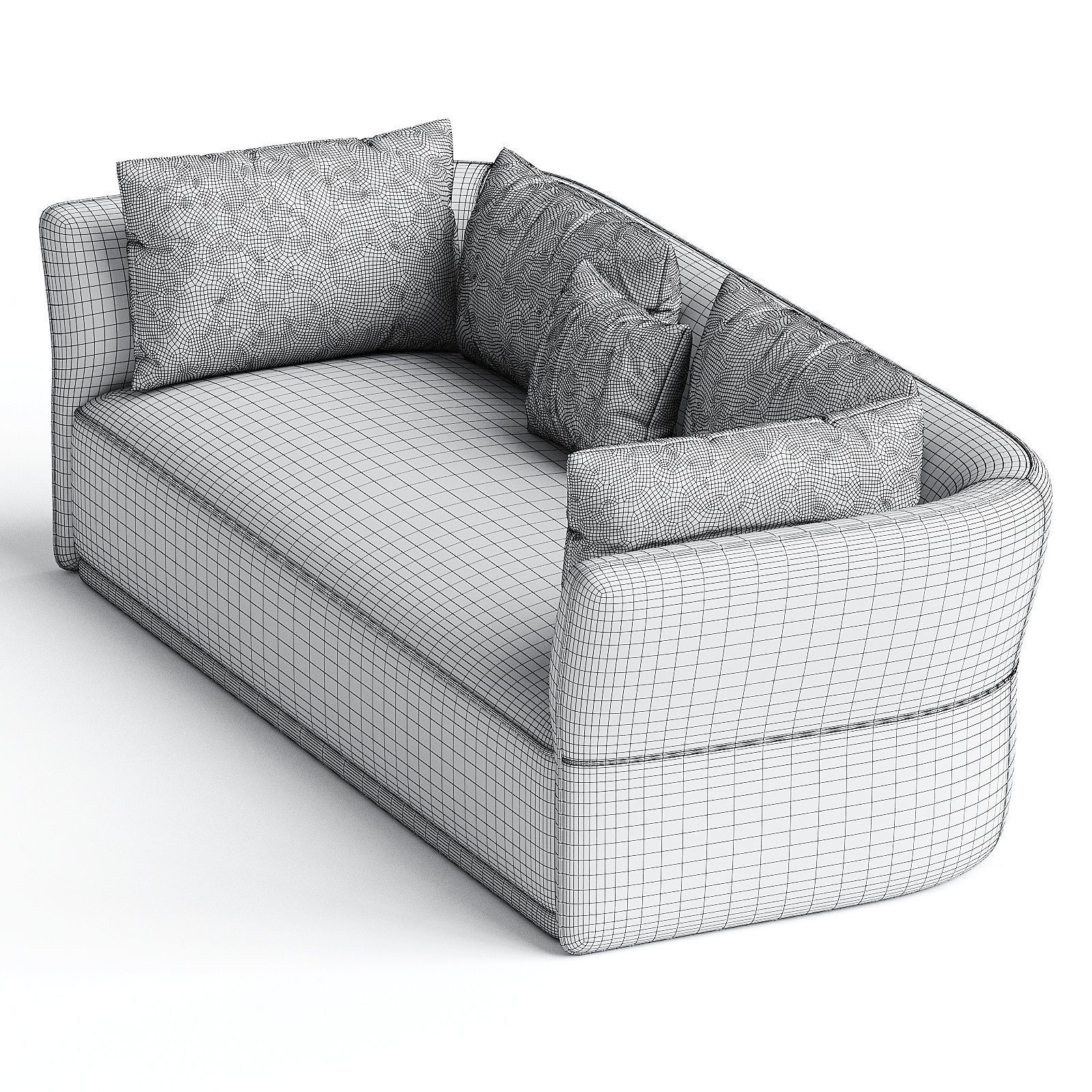 Biba Sofa 3d model 3D model_2