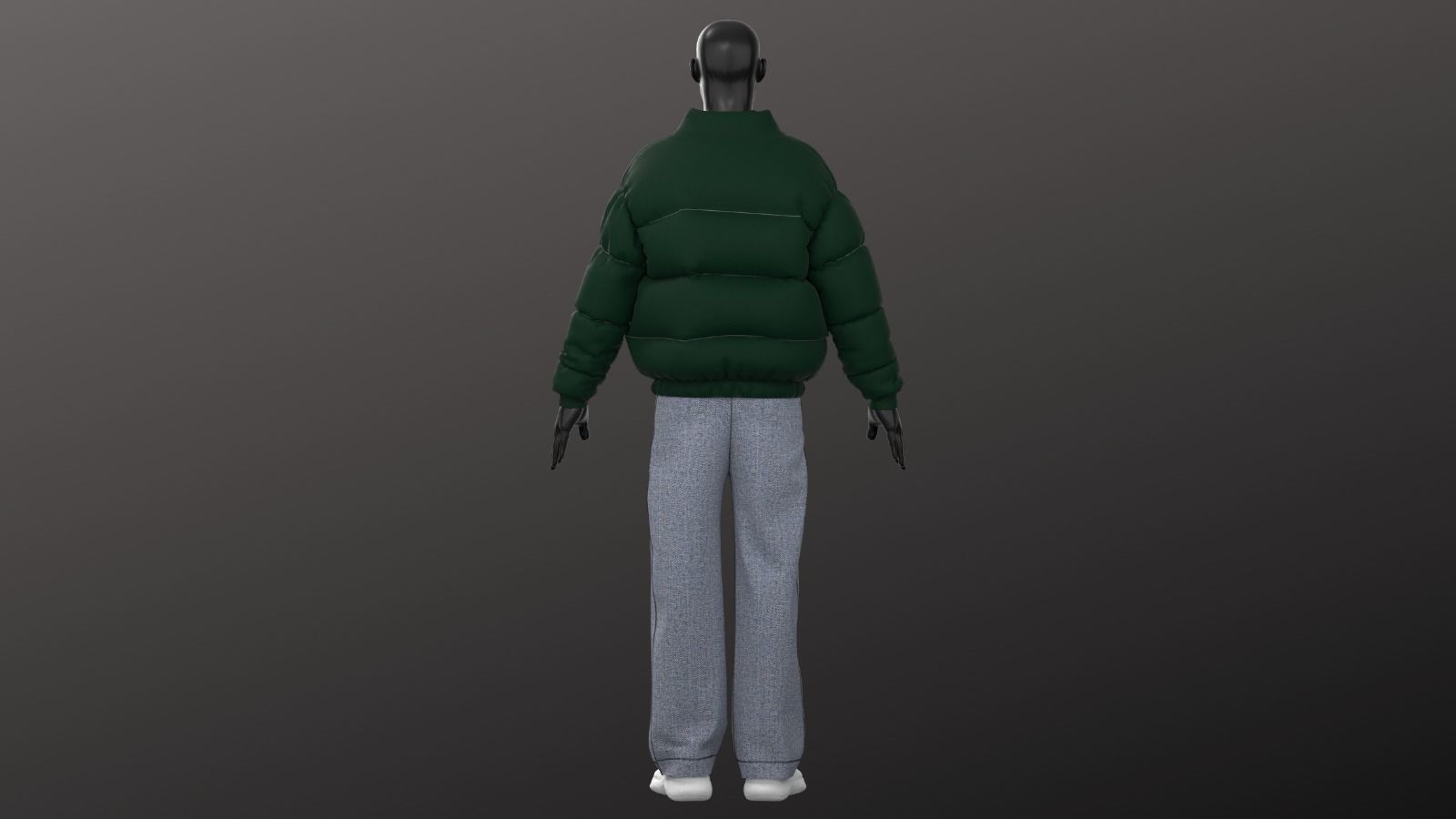 Man Casual Streetwear Modeling in in Clo3D - Marvelous Designer 3D model_3