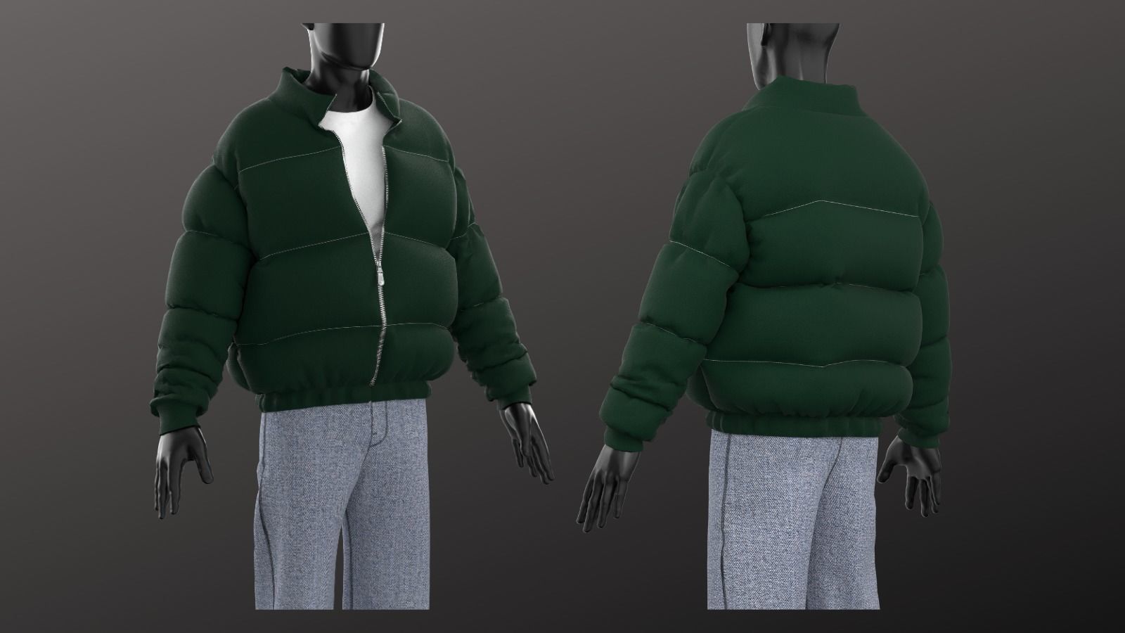 Man Casual Streetwear Modeling in in Clo3D - Marvelous Designer 3D model_4