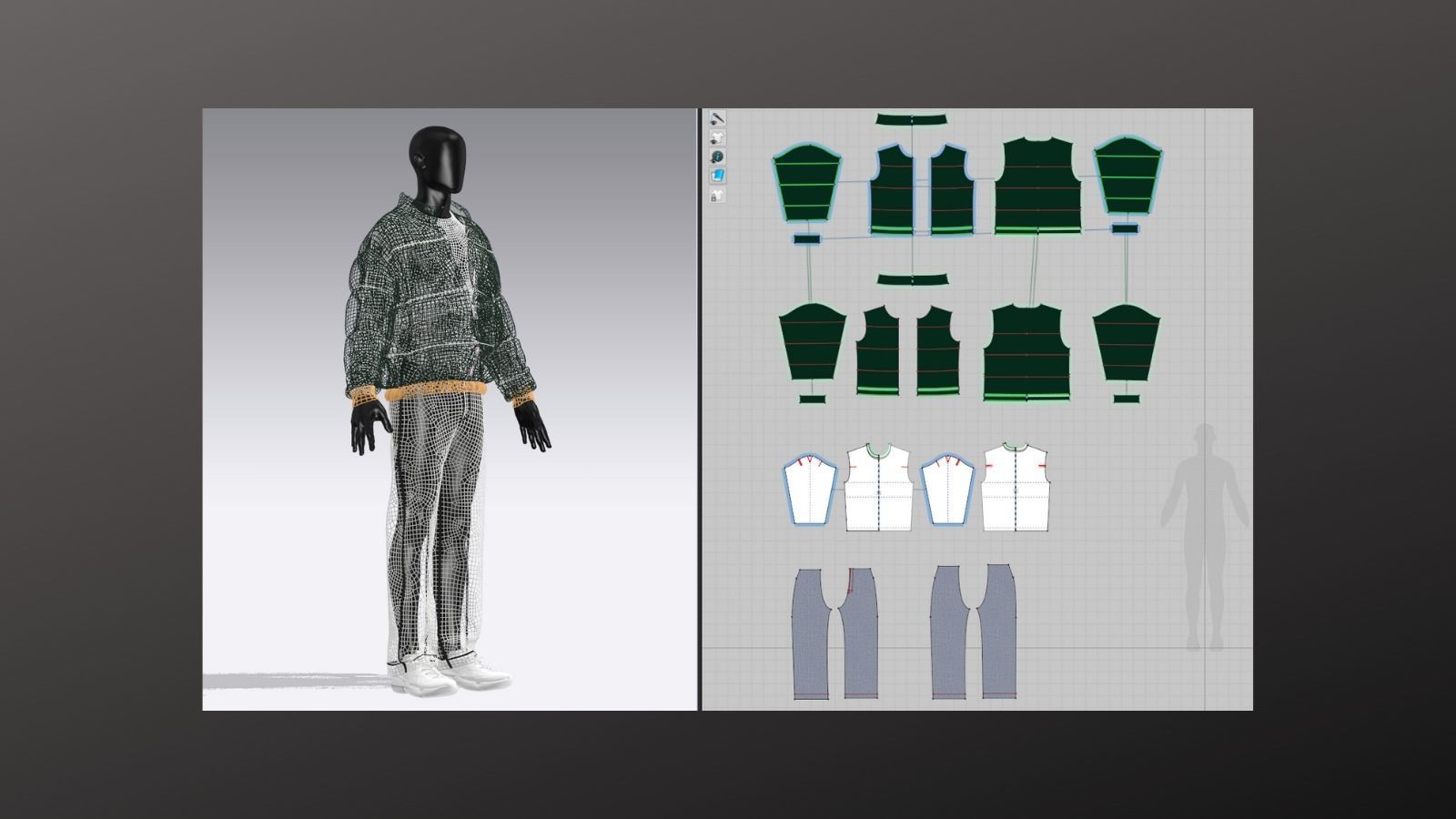 Man Casual Streetwear Modeling in in Clo3D - Marvelous Designer 3D model_6