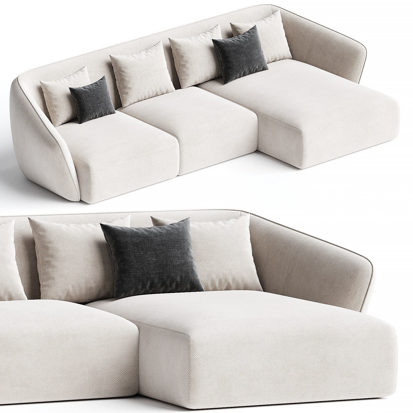 UOVO sofa By HC28 Cosmo 3D model | CGTrader