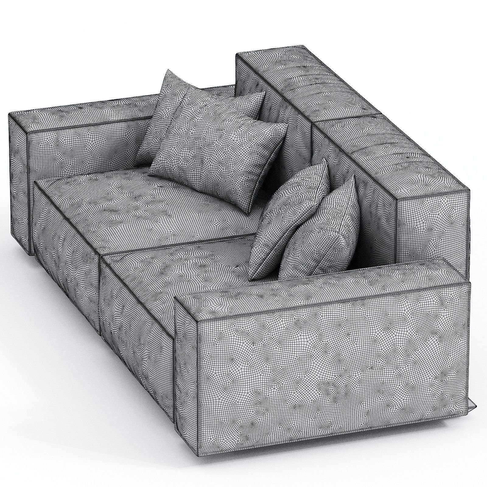 Marechiaro sofa 3D model_2