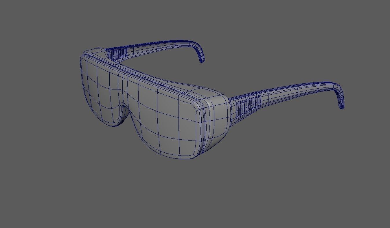 MULTIPURPOSE Safety Goggles Low-poly 3D model_47