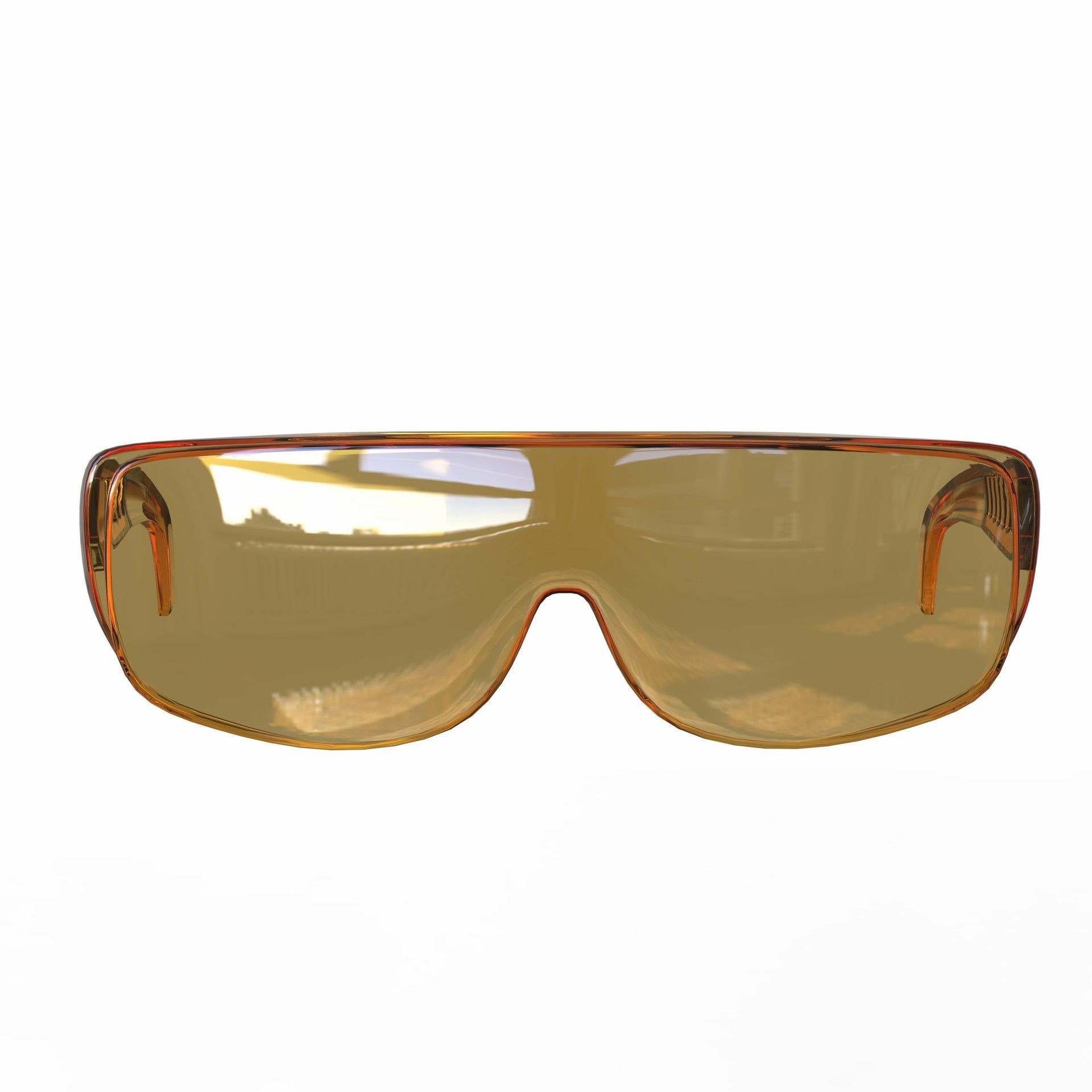 MULTIPURPOSE Safety Goggles Low-poly 3D model_29