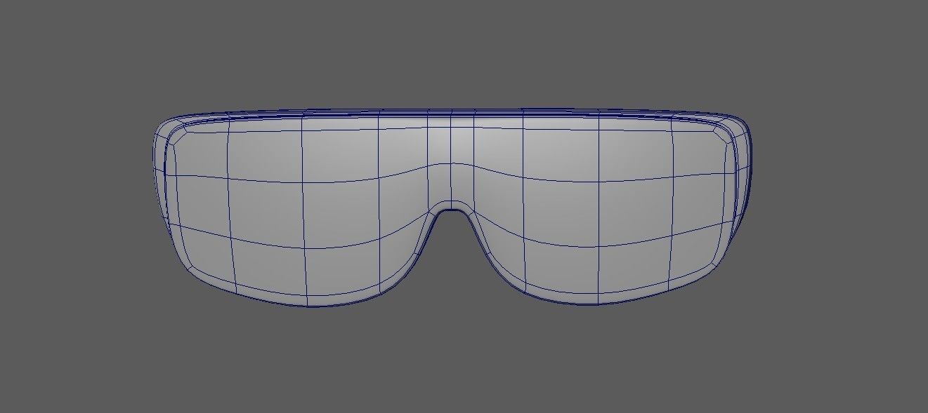 MULTIPURPOSE Safety Goggles Low-poly 3D model_36