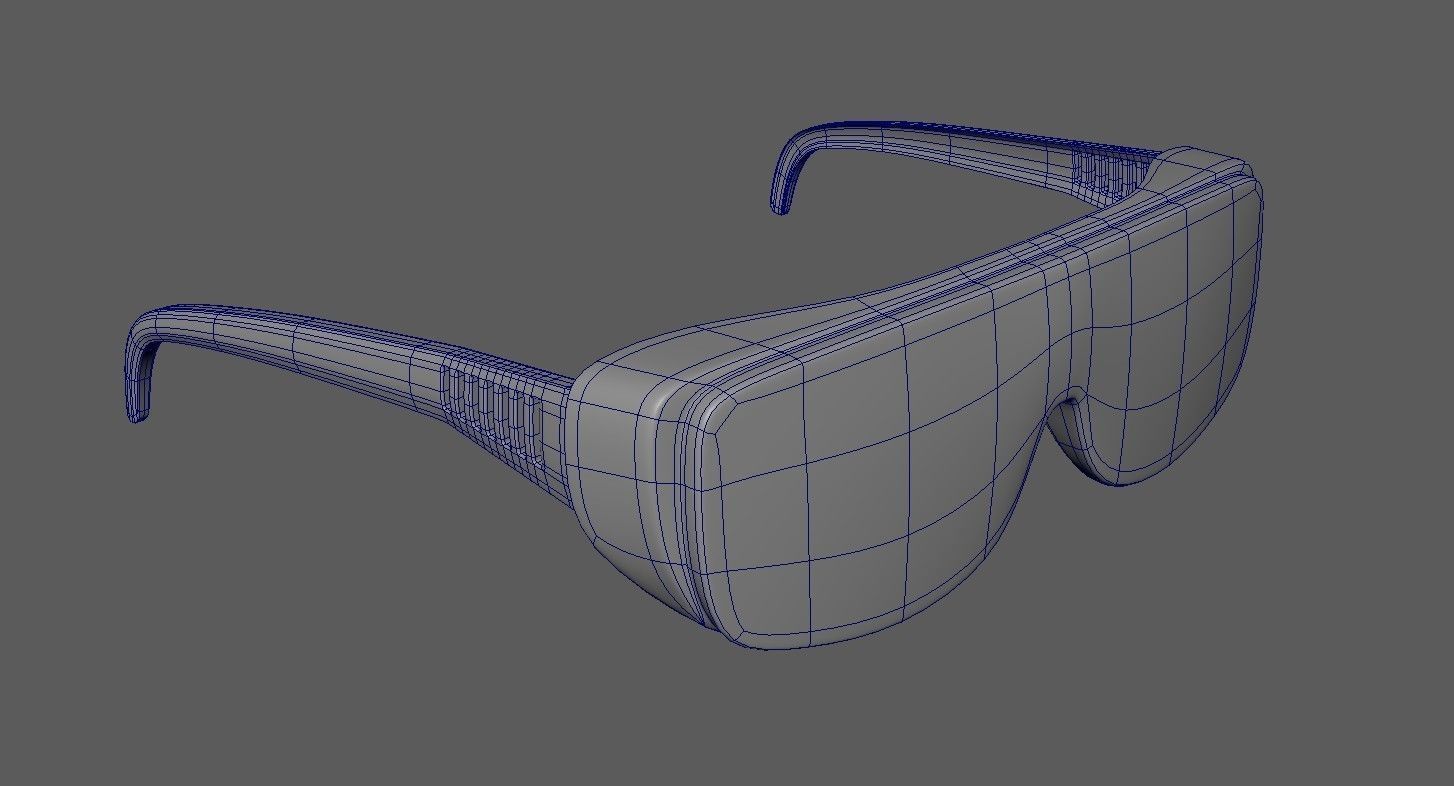 MULTIPURPOSE Safety Goggles Low-poly 3D model_87