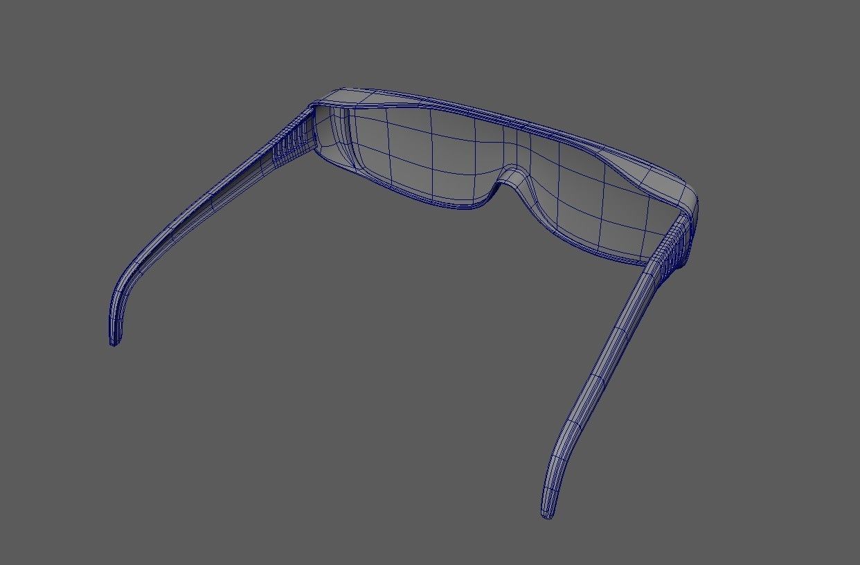 MULTIPURPOSE Safety Goggles Low-poly 3D model_52