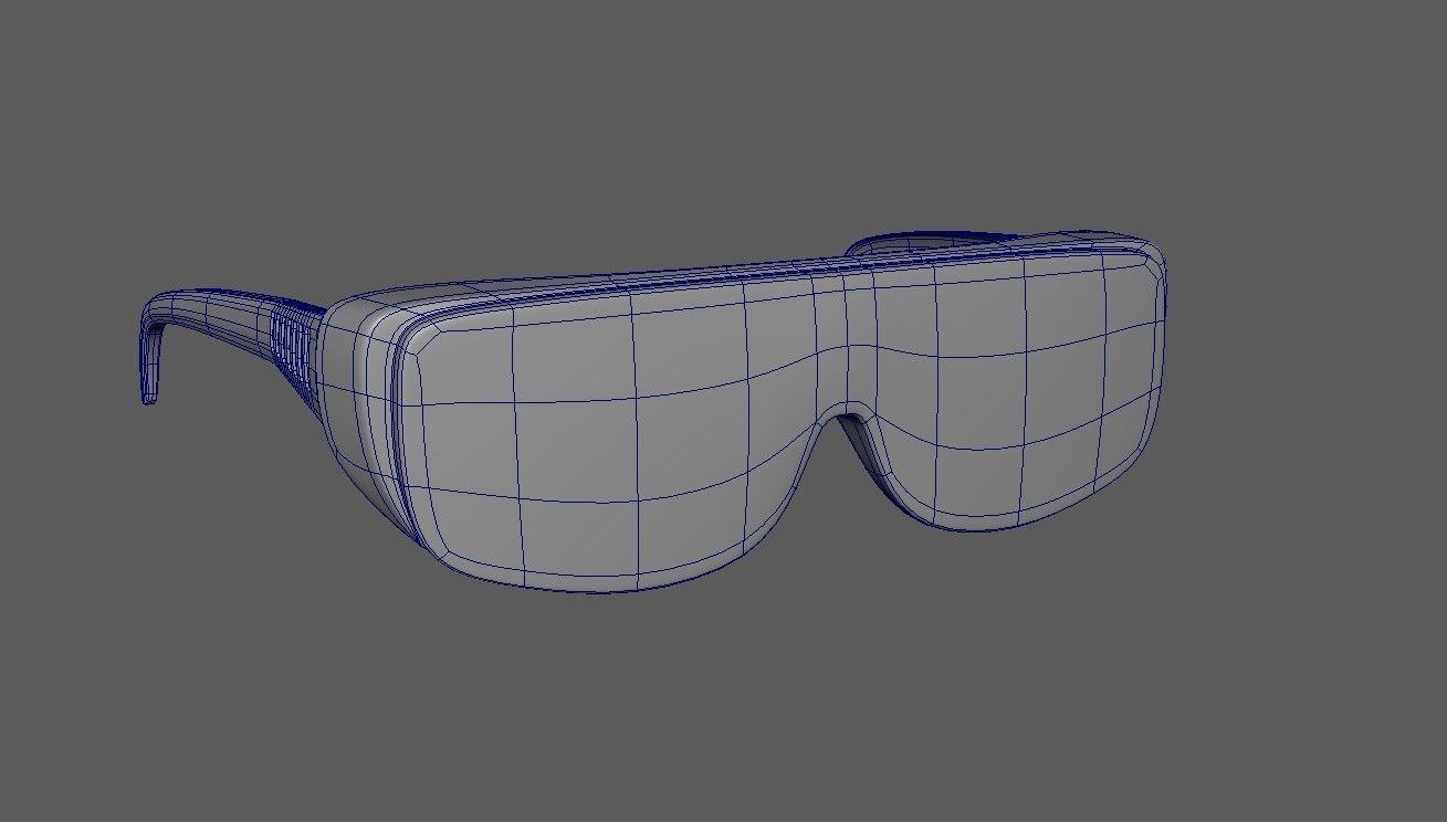 MULTIPURPOSE Safety Goggles Low-poly 3D model_71